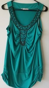 Maurices plus tank w/ bead work